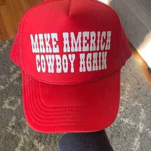Worn once Make America Cowboy Again SnapBack